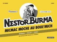 Nestor Burma : Micmac moche au Boul'mich N° 3