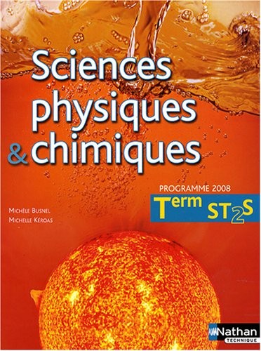 SCIENCES PHYS CHIMIQ TERM ST2S