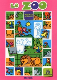 Le zoo - puzzles autocollants