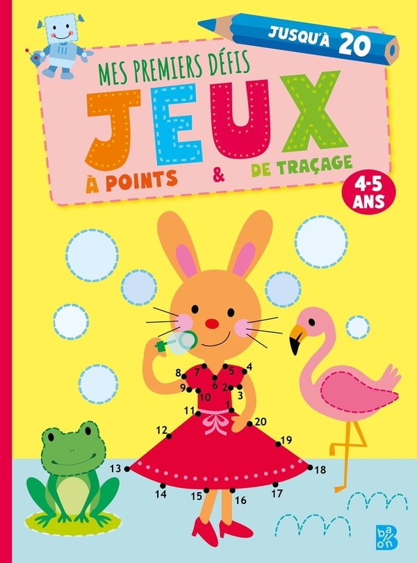 Jeux à points & de traçage 4-5 ans