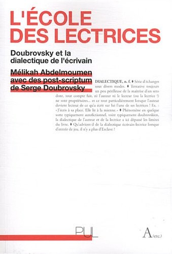 L'école des lectrices : Doubrovsky et la dialectique de l'écrivain
