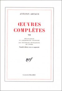 Oeuvres complètes, tome 7