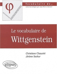 Le vocabulaire de Wittgenstein