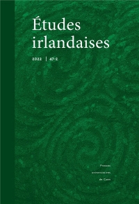 Etudes irlandaises, n 47.2/2022. varia