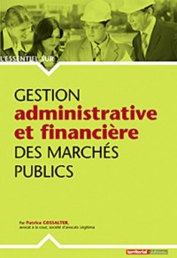 Gestion administrative et financière des marchés publics