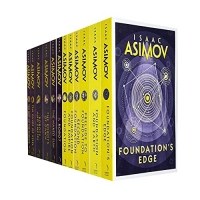 Isaac Asimov Foundation and Robot Series 12 Books Collection Set (Prelude To Foundation, Earth, Edge, Foundation,Second Foundation, Empire, I Robot,Robots of Dawn,Naked Sun,Rest Of The Robots & More)