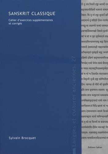 Sanskrit classique : Cahier d'exercices supplémentaires et corrigés