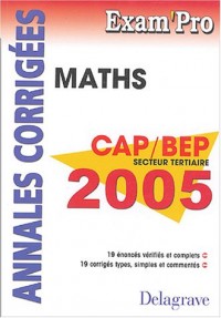 Mathématiques CAP et BEP : Secteur tertiaire