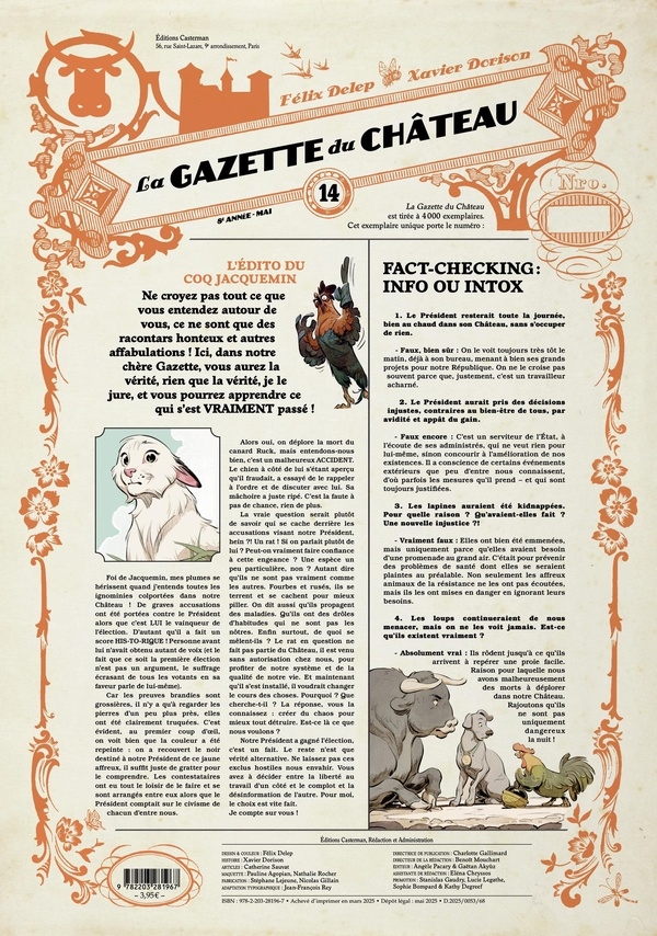 Le Château des animaux - La Gazette du château (14)