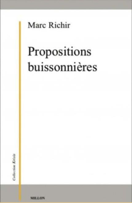 Propositions buissonnières