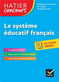 Concours enseignement - Le système éducatif français en fiches mémos - 2022-2023 - Révision