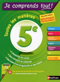 Je comprends tout - Tout en un 5ème - Nouveau programme 2016