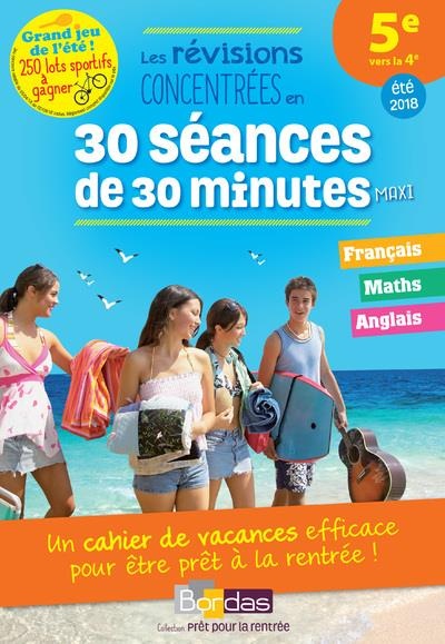 Prêt pour la rentrée! 5e vers la 4e- Cahier de vacances