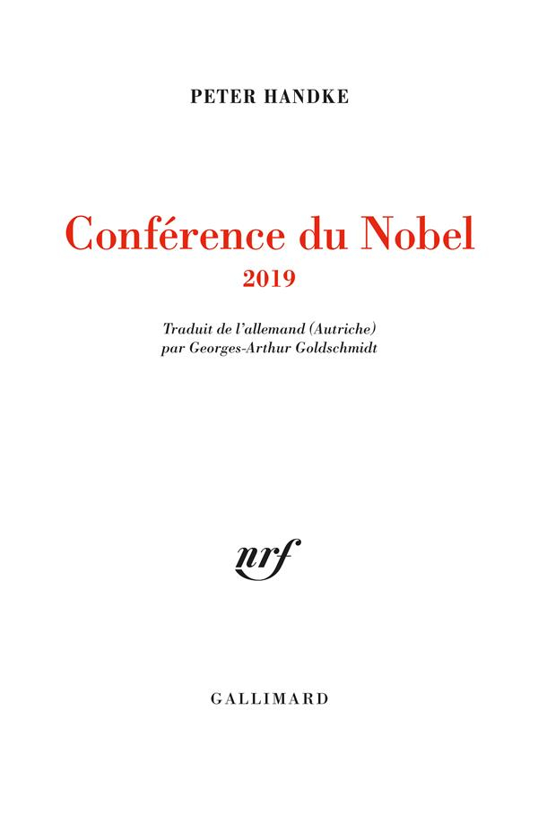 Conférence du Nobel