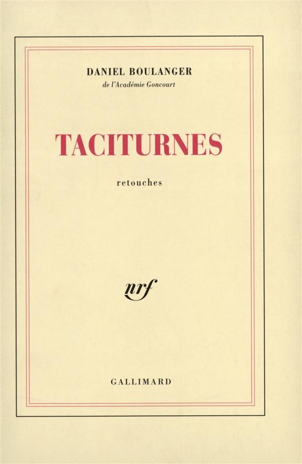 Taciturnes: Retouches
