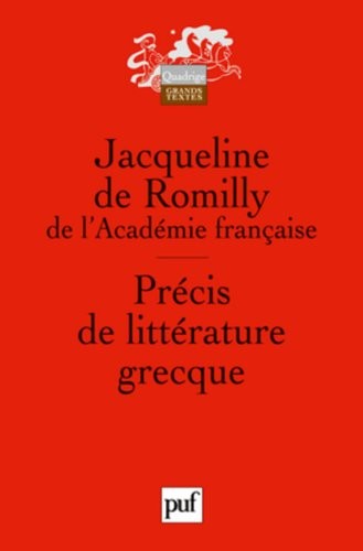 Précis de littérature grecque