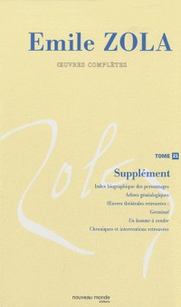 Oeuvres complètes : Tome 21, Supplément