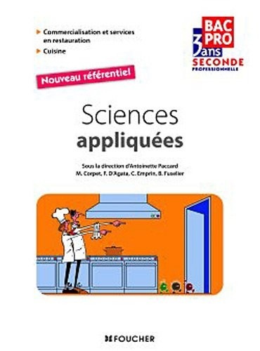 Sciences appliquées Sde Bac Pro