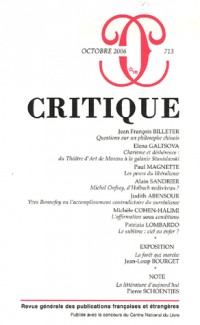 Critique, N° 173 :