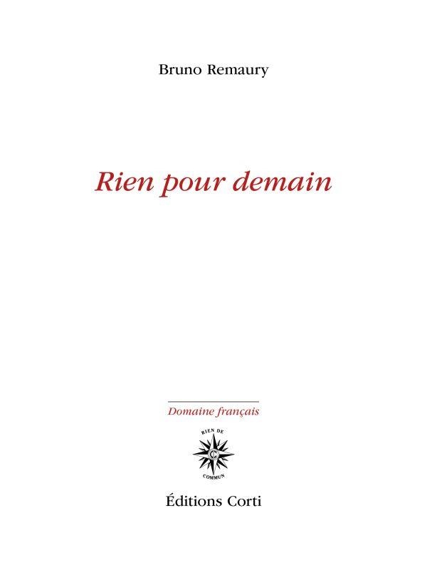 Rien pour demain