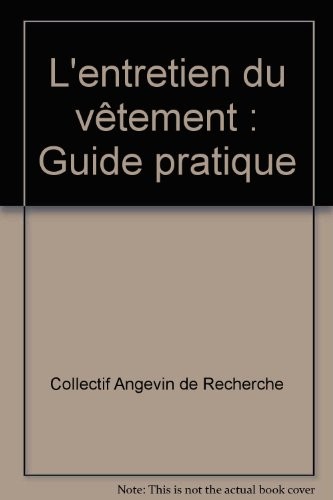 L'entretien du vêtement