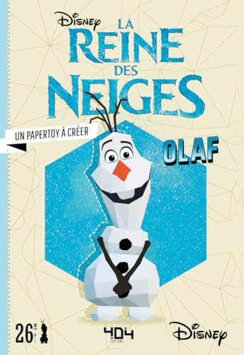 Disney – Papertoy Olaf – Loisirs créatifs Disney – Papercraft – Activité Disney – La Reine des Neiges – Cadeau Reine des Neiges