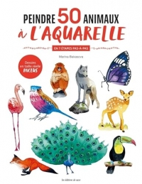 Peintre 50 animaux à l'aquarelle (En 7 étapes pas-à-pas)