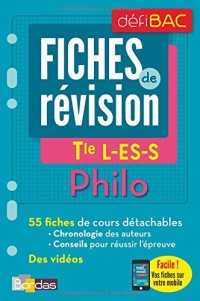 Philosophie Tle L-ES-S : Fiches de révision