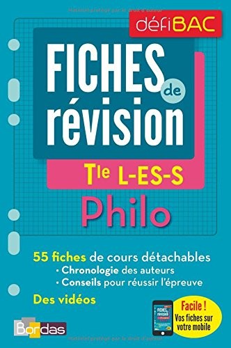 Philosophie Tle L-ES-S : Fiches de révision