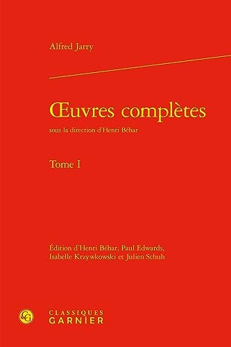 oeuvres complètes (Tome I)