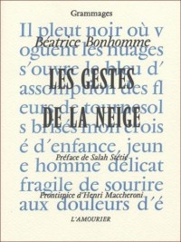Les gestes de la neige