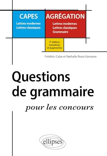 Questions de grammaire pour les concours