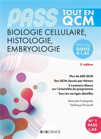 PASS Tout en QCM - Biologie cellulaire, Histologie, Embryologie - 5e éd.: PASS et L.AS