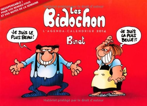 L'agenda-calendrier les Bidochons 2014