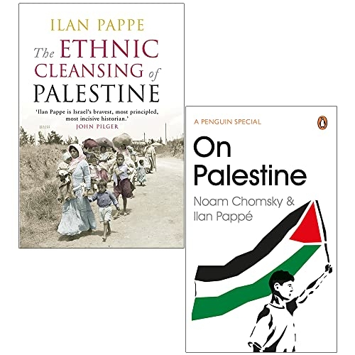The Ethnic Cleansing of Palestine By Ilan Pappe & On Palestine By Noam Chomsky, Ilan Pappe Collection 2 Books Set [9789124228798]