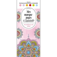 Mes marque-pages à l'aquarelle - Mandalas zen