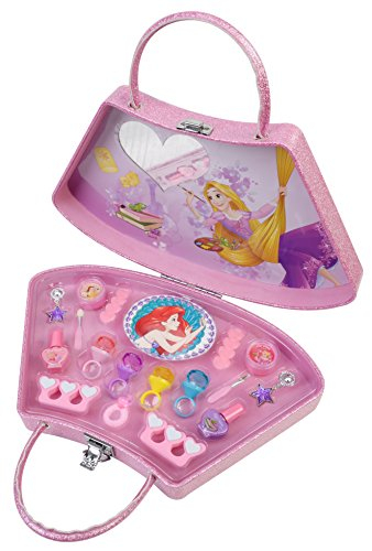DISNEY Princess Fairytale Wings Of Beauty Kit Maquillage pour Enfant 3 Gloss 1 Ombre à Paupières Accessoires