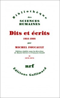 Dits et écrits, 1954-1988, tome II : 1970-1975