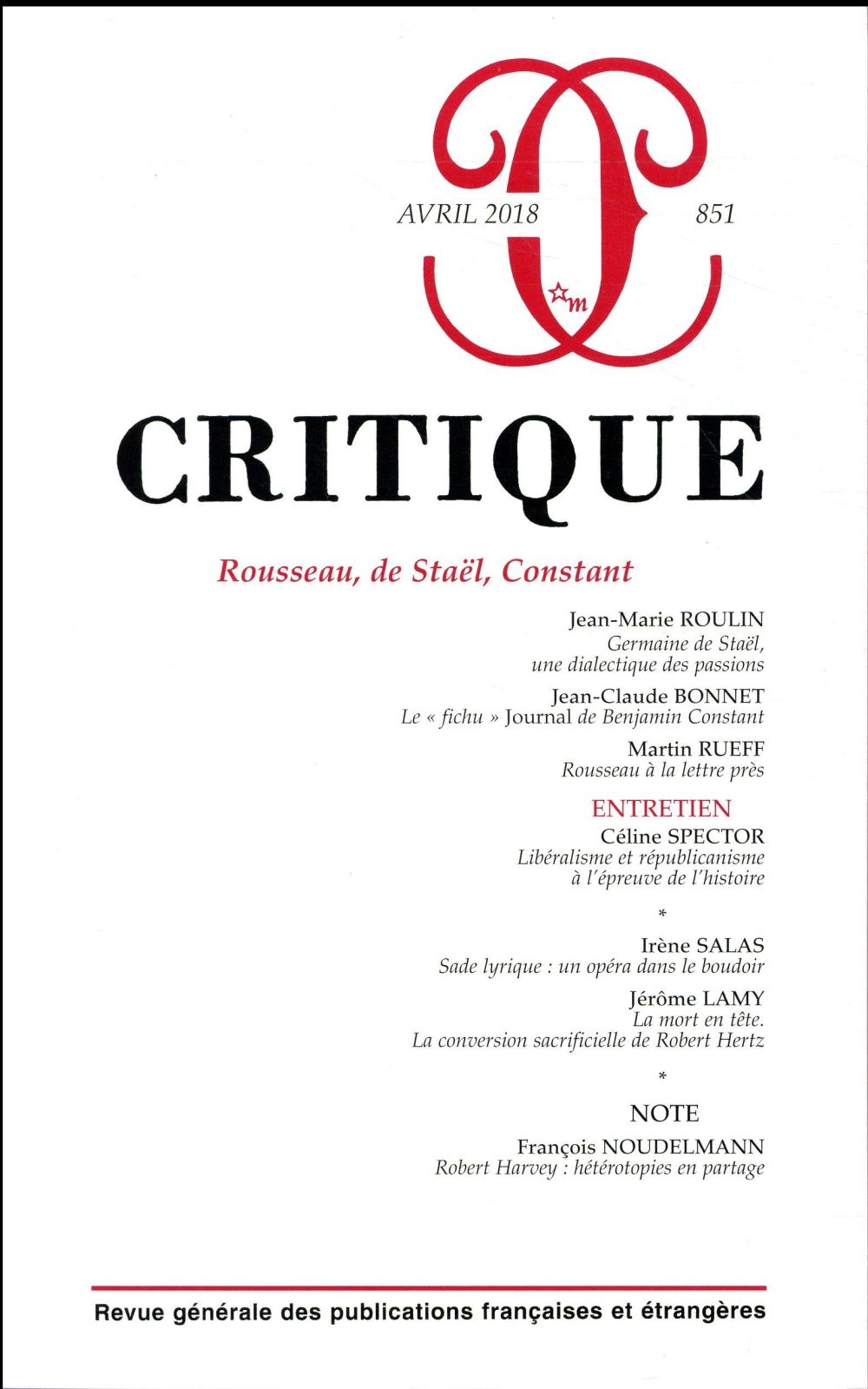 Critique 851