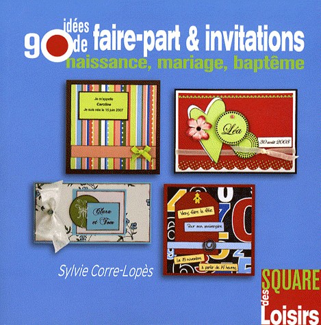 90 Idées de faire-part et invitations : Naissance, mariage, baptême