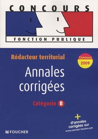 Rédacteur territorial : Annales corrigées