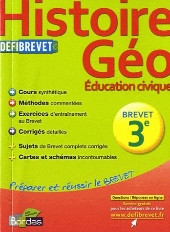 DEFIBREVET HISTOIRE-GEO 3E