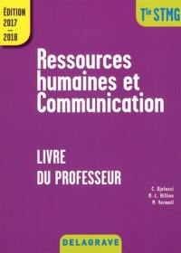 Ressources humaines et communication Tle STMG : Livre du professeur