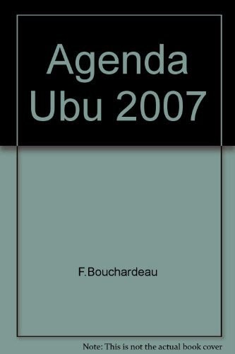 Agenda Ubu 2007 [9782914581745]