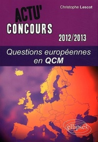 Questions Européennes en QCM 2012-2013