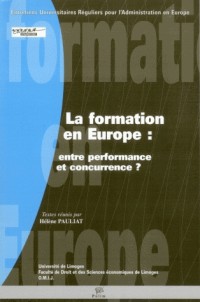 La formation en Europe : entre performance et concurrence ?