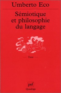 Sémiotique et philosophie du langage