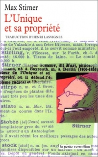 L'Unique et sa propriété
