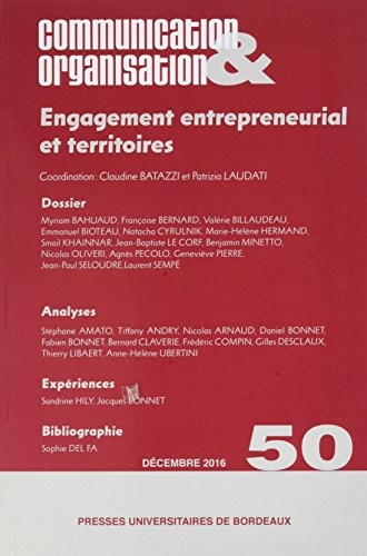 Engagement entrepreneurial et territoires