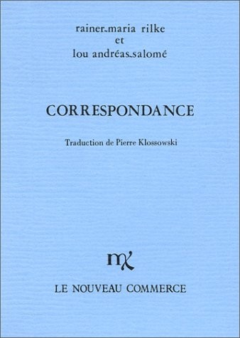 Correspondance entre Rilke et Salomé [9782855410678]
